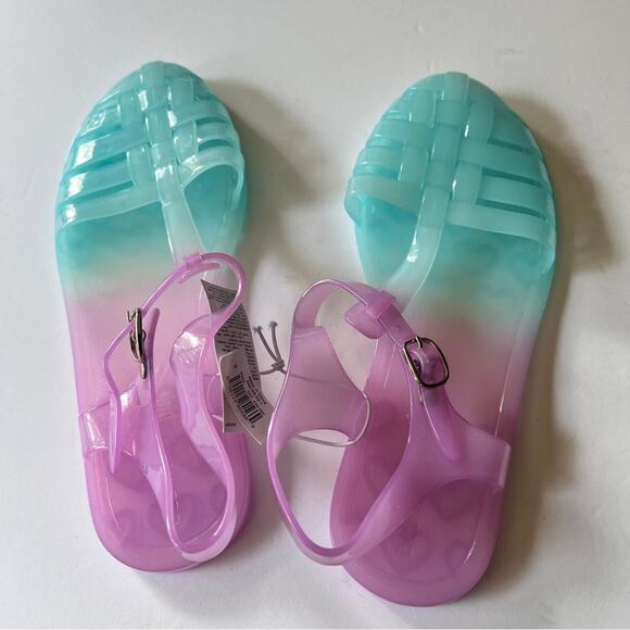 Old Navy Girl's Fisherman Jelly Pink Secure Ankle Strap Sandals Sz 5 NWT - Picture 5 of 8